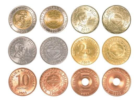 菲律賓硬幣有7種面額
